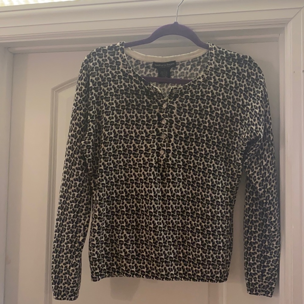 Printed sweater